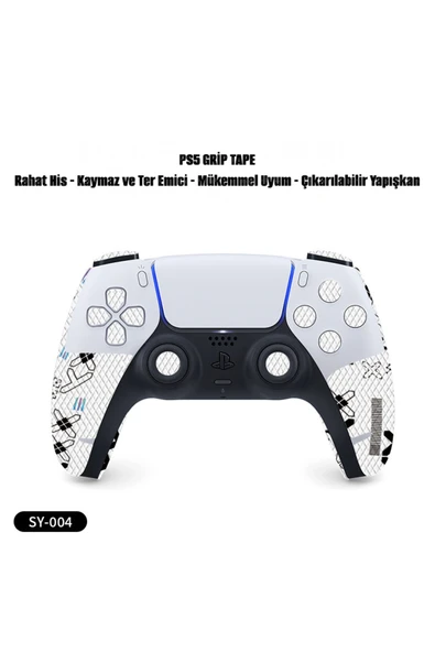 silabor PS5 Oyun Kumandaları için Uygun, Kaymaz, Çizilmeye Dayanıklı, Ter Geçirmez Tape Kaymaz Bant ürün görseli 1