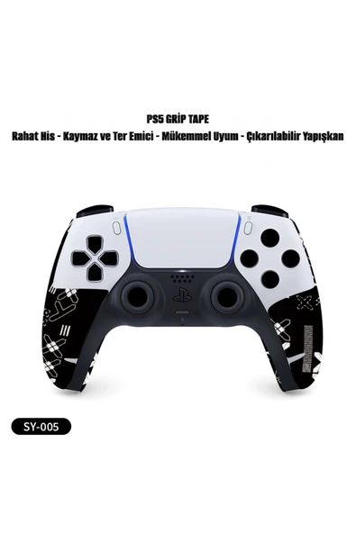 silabor PS5 Oyun Kumandaları için Uygun, Kaymaz, Çizilmeye Dayanıklı, Ter Geçirmez Tape Kaymaz Bant ürün görseli 1