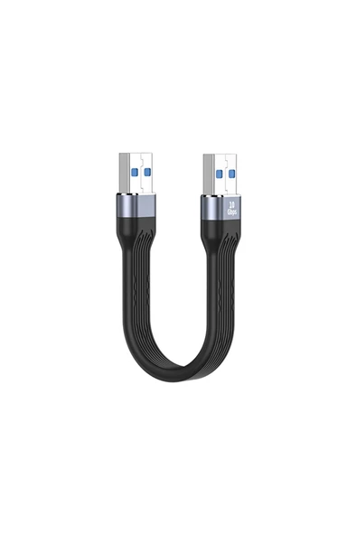 silabor Esnek kısa hatlı USB3.1 uzatma kablosu tam fonksiyonlu veri kablosu 10 Gbps PD hızlı şarj 12cm ürün görseli 1