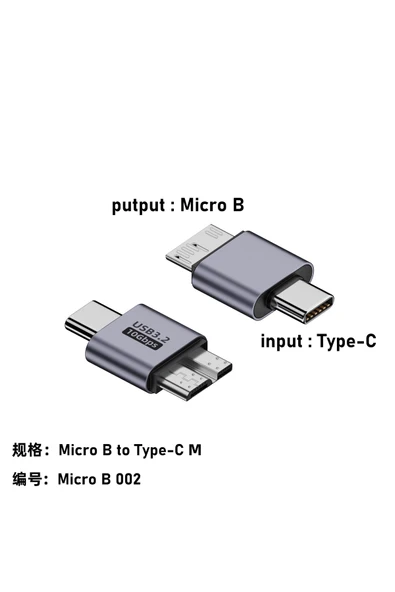 silabor Veri Aktarımı ve Şarj için Micro USB'den Type-C'ye/USB'den Micro USB'ye Adaptör ürün görseli 1