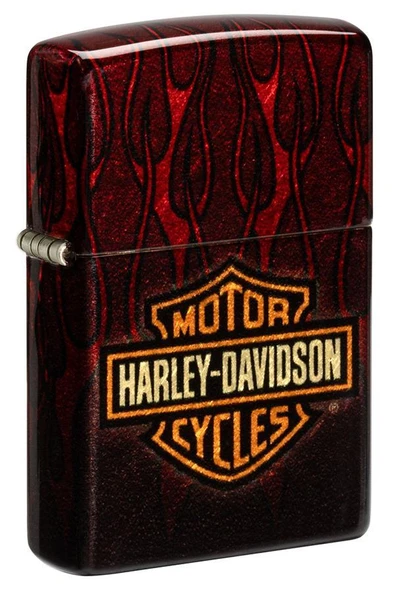 Zippo Harley Davidson Crimson Ember Dizayn Çakmak ürün görseli 1