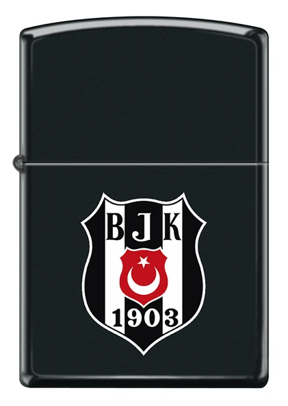 Zippo Beşiktaş Football Club Dizayn Lisanslı Çakmak - Black Matte ürün görseli 1