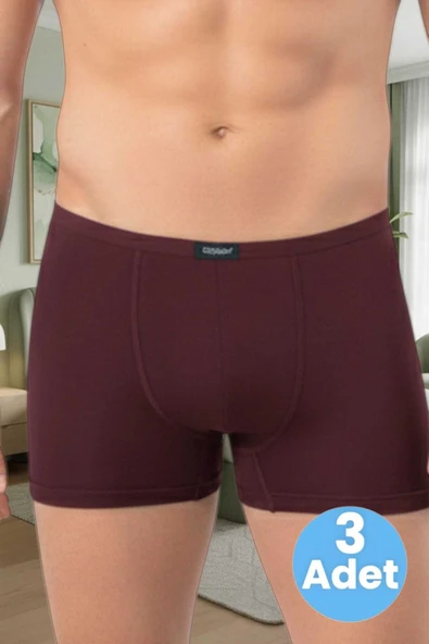 Uniquetrenders Erkek Pamuklu 3'Lü Modal Boxer ürün görseli 1