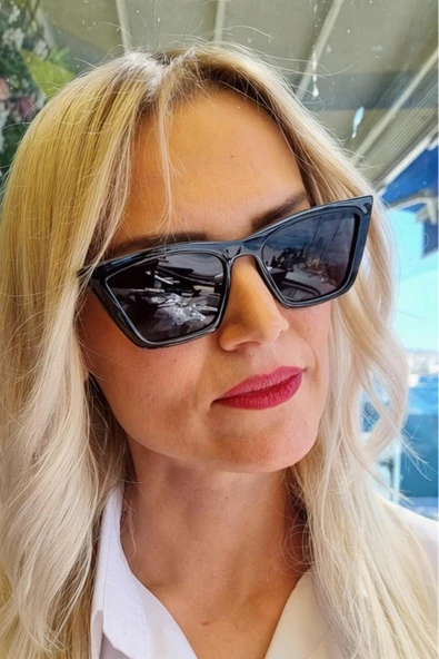 Uniquetrenders Kadın Clara Vintage Cat Eye Model Güneş Gözlüğü ürün görseli 1