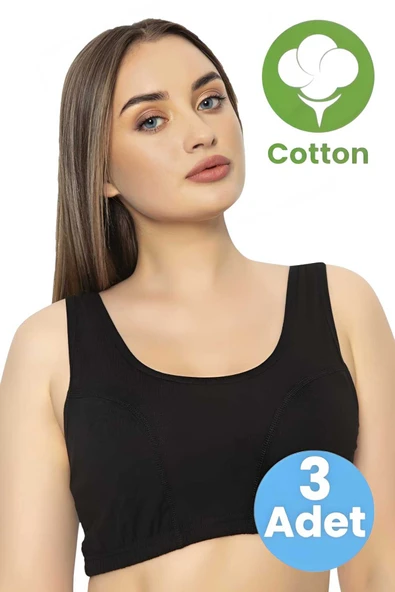 Uniquetrenders Kadın 3'lü Battal Body Sütyen ürün görseli 1