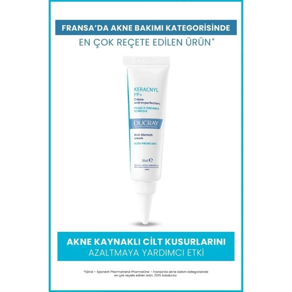 Ducray Keracnyl PP+ Creme Yağlı Cilt Bakım Kremi 30ml ürün görseli 1