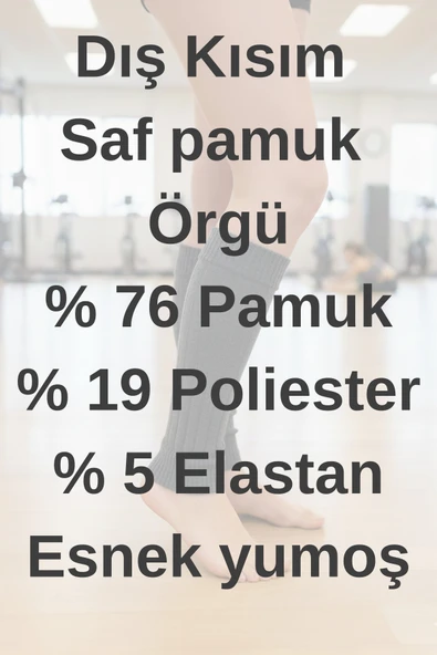 3 Çift Basic Kalın Pamuk Karışımlı Tozluk - Resim 2