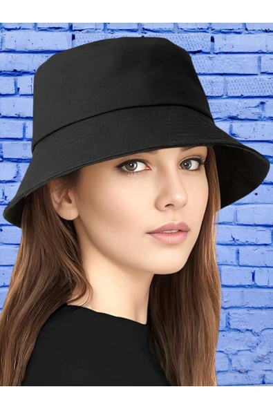 Uniquetrenders Unisex Uv Korumalı Pamuku Bucket Şapka ürün görseli 1