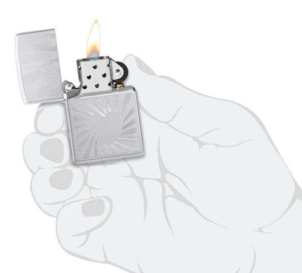 Zippo Heart Rays Dizayn Çakmak - Resim 4