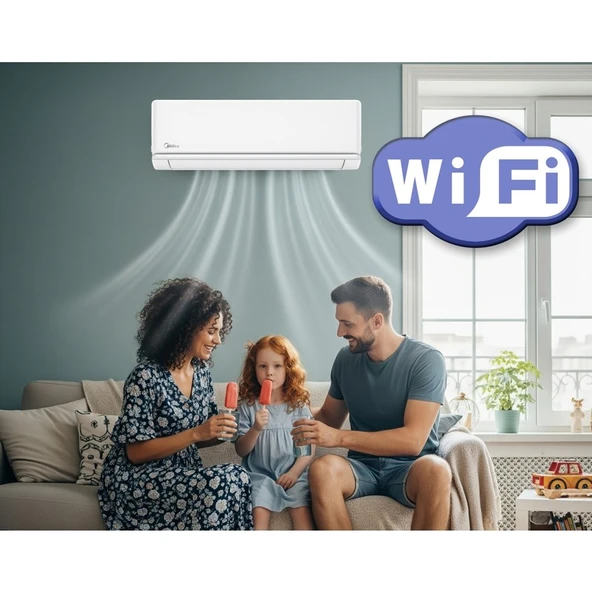 Midea 12000 Btu Xtreme Save Wifi Duvar Tipi Split Klima Inverter A++ ürün görseli 1