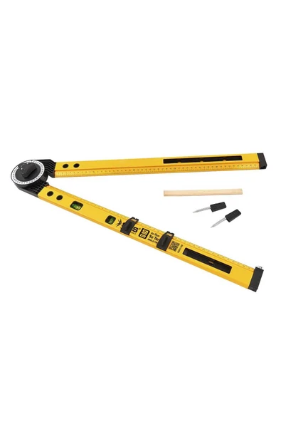 SGS1708 ALÜMİNYUM GÖVDELİ GÖNYE AÇI ÖLÇER SU TERAZİSİ 50 CM ürün görseli 1