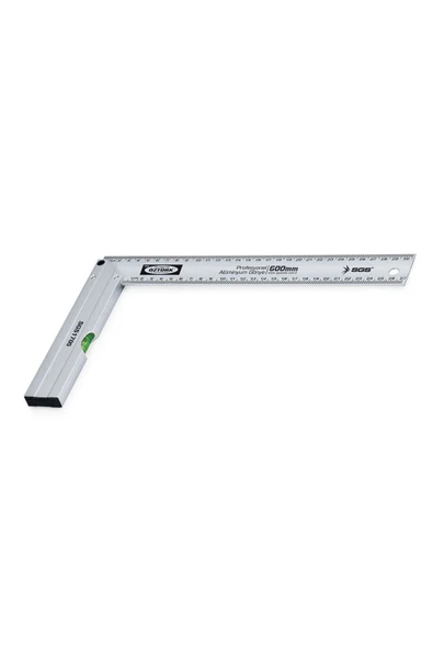 SGS ALÜMİNYUM GÖNYE PROFESYONEL 600MM SU TERAZİLİ SGS1705 ürün görseli 1