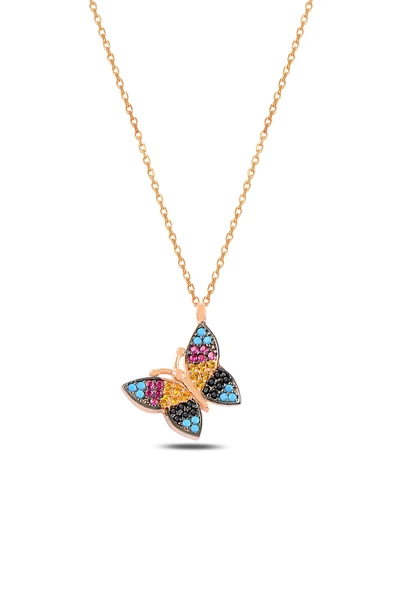 ÇEKİRDEK JEWELRY 925 Ayar Gümüş Taşlı Kolye – Zarif ve Şık Kadın Kolye Modeli ürün görseli 1