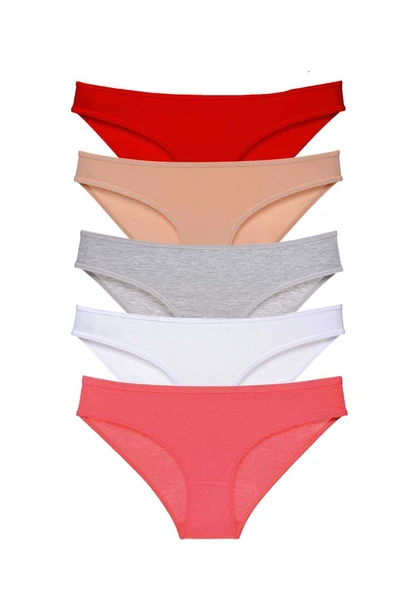 5 adet Süper Eko Set Likralı Kadın Slip Külot 525 ürün görseli 1