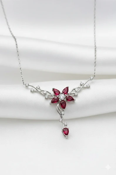 ÇEKİRDEK JEWELRY 925 Ayar Gümüş Sarmaşık Kolye ürün görseli 1