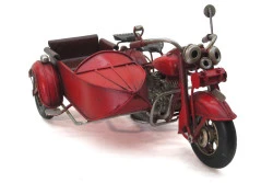 Dekoratif Metal Motosiklet Sepetli ürün görseli 1