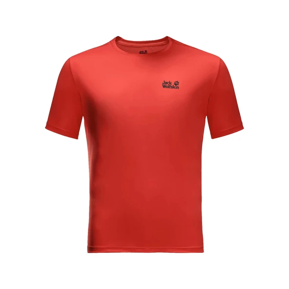 Jack Wolfskin Tech Erkek T-Shirt Kırmızı ürün görseli 1