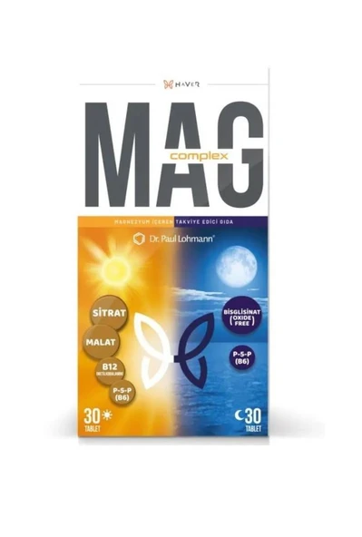 Haver Mag Complex Day & Night 60 Tablet -SKT : 04/2027 ürün görseli 1