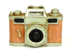 Dekoratif Metal Fotoğraf Makinesi ürün görseli 1