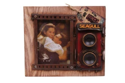 Dekoratif Metal Çerçeve Fotoğraf Makinesi Dekorlu   ( 25 İS ) ürün görseli 1