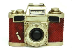 Dekoratif Metal Fotoğraf Makinesi ürün görseli 1
