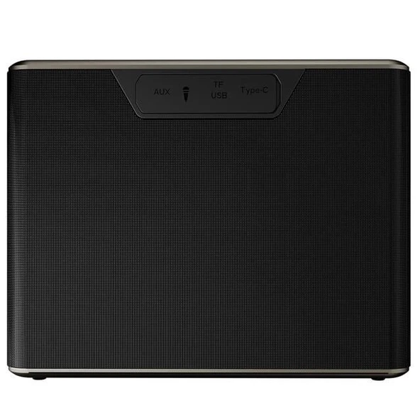 Microlab M60 Vega 15000Mah Batarya Wireless Mikrofonlu Siyah Gri Usb + Tf Kart + Bluetooth Powerbank ürün görseli 1