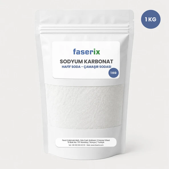 Şişecam Çamaşır Sodası Sodyum Karbonat (Hafif Soda) 1 Kg ürün görseli 1