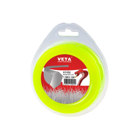 MİSİNA PRO 1.7mm 15m SARI 6 KÖŞE ürün görseli 1