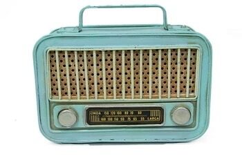 Dekoratif Metal Radyo Kumbara ürün görseli 1