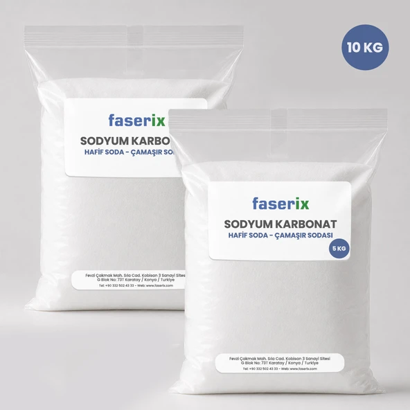 Şişecam Çamaşır Sodası Sodyum Karbonat (Hafif Soda) 10Kg ürün görseli 1