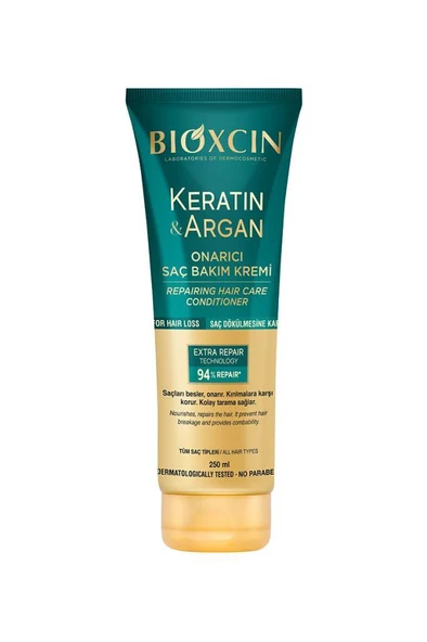 Bioxcin Saç Bakım Kremi Onarıcı Keratin & Argan 250 ml ürün görseli 1