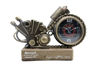 Metal Motor Tasarımlı Masa Saati ürün görseli 1