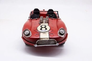 Dekoratif Metal Klasik Roadster Yarış Araba Modeli ürün görseli 1
