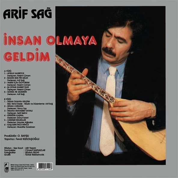 Arif Sağ İnsan Olmaya Geldim - Plak - Resim 2