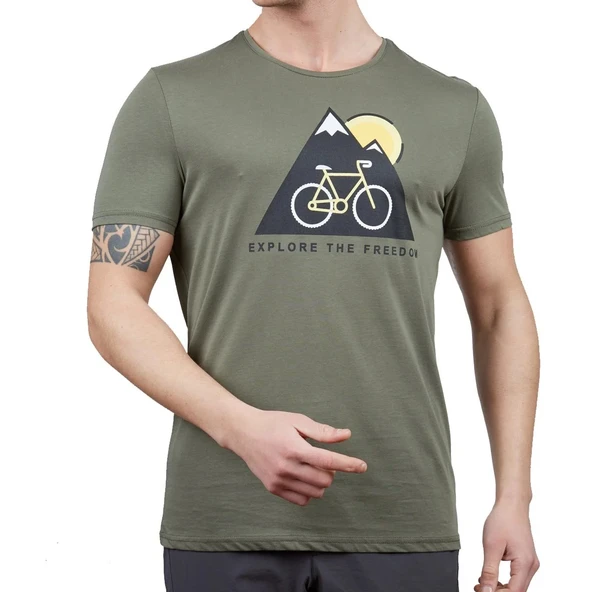 Alpinist Tarius Erkek T-Shirt Yeşil ürün görseli 1