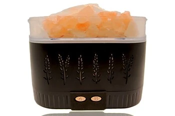 Himalaya Tuz Taşlı USB Aromaterapi Difüzör ve Gece Lambası ürün görseli 1