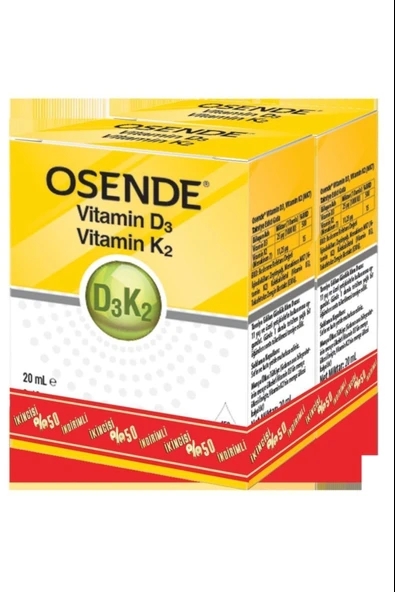 Osende D3K2 Damla 20 ml - İkincisi %50 İndirimli ürün görseli 1