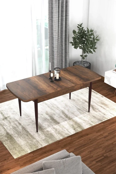 Canisa Concept Canisa Kor Serisi 70x114 Açılabilir Barok Mutfak Masası ürün görseli 1