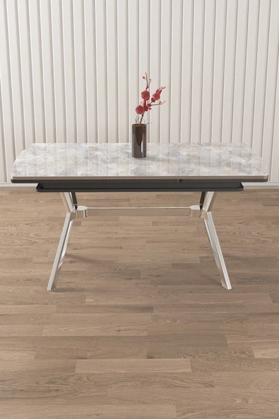 Canisa Sim Serisi 89x150 Açılabilir Lak Panel Rampla Gri Masa ürün görseli 1