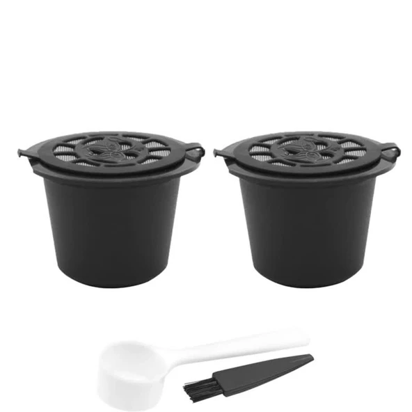 2 Adet Doldurulabilir Nespresso Uyumlu Kahve Kapsülü (Yıkayıp Kullanabilirsiniz ) ürün görseli 1