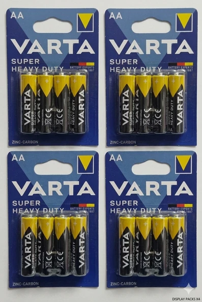 Super Heavy Duty AA -1.5v Kalem Pil 4 LÜ 4 PKT ürün görseli 1