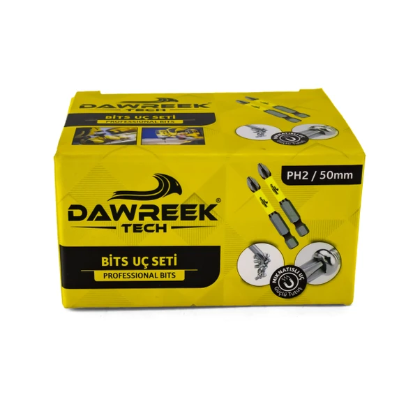 Dawreek Tech Yuvarlak Yıldız Bits Uç PH2 / 50mm - Resim 8