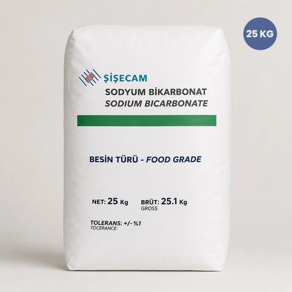 Sodyum Bikarbonat (Şişecam) İngiliz Karbonatı Gıda Tipi 25 Kg ürün görseli 1