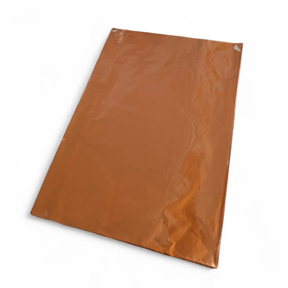 Çikolata Ambalaj Folyosu 49X36 Cm Turuncu | 1 Paket - 1KG ürün görseli 1