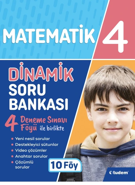 Tudem Yayınları 4. Sınıf Matematik Dinamik Soru Bankası ürün görseli 1
