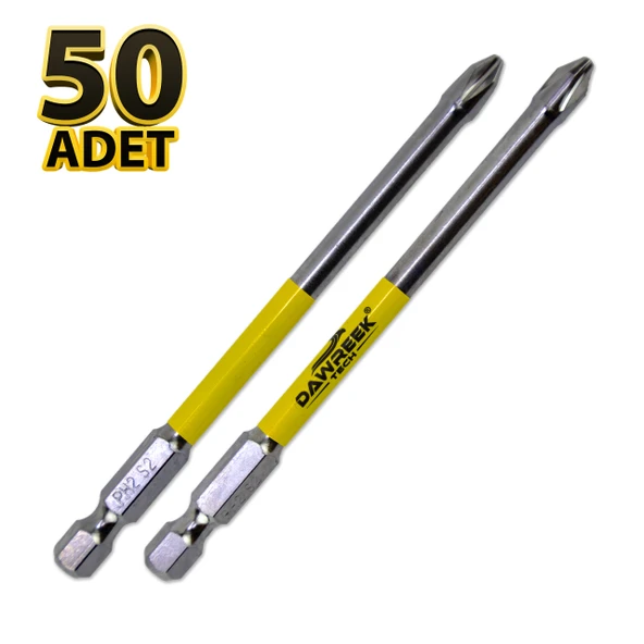 Dawreek Tech Yuvarlak Yıldız Bits Uç PH2 / 100mm - Resim 6