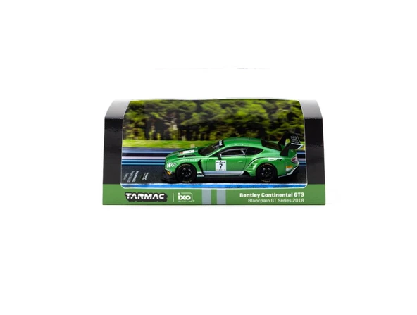 Tarmac Works Bentley Continental GT3 Blancpain GT Series 2018 Yeşil 1/64 Model Araba ürün görseli 1
