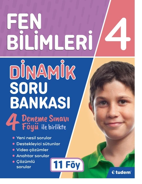 Tudem Yayınları 4. Sınıf Fen Bilimleri Dinamik Soru Bankası ürün görseli 1