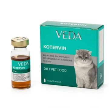 Vedavet Kotervin 3x10 ml Kedi & Köpek İdrar Yolu Damlası - Kum Dökme ve Sistit İçin ürün görseli 1