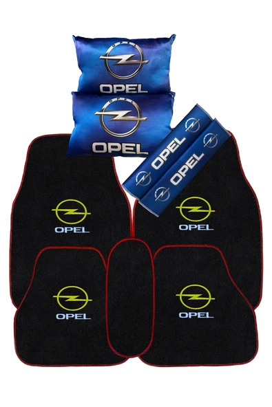 Opel 5 Parça Oto Halı Paspas & Dijital Baskılı Mavi Konfor Seti - Araç İçi Şık ve Koruyucu Aksesuar ürün görseli 1